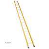 Bauer Ladder Straight Ladder, Fiberglass, 300 lb Load Capacity 33016